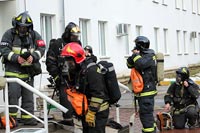 Пожарно-тактическое учение в ФГБУ «Всероссийский научно-методический геронтологический центр»