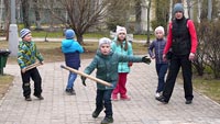 Спортивный праздник русской игры «Городки» для дошкольников