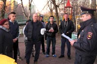 лен Общественного совета при УВД по ЗАО Геннадий Радаев принял участие в отчете участкового