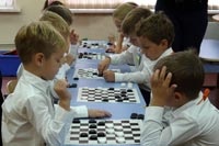 Турнир дошкольников по русским шашкам