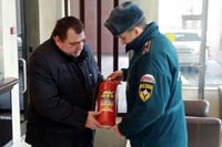 Противопожарный инструктаж с сотрудником автосервиса